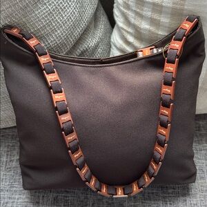 Salvatore Ferragamo Brown Shoulder Bag